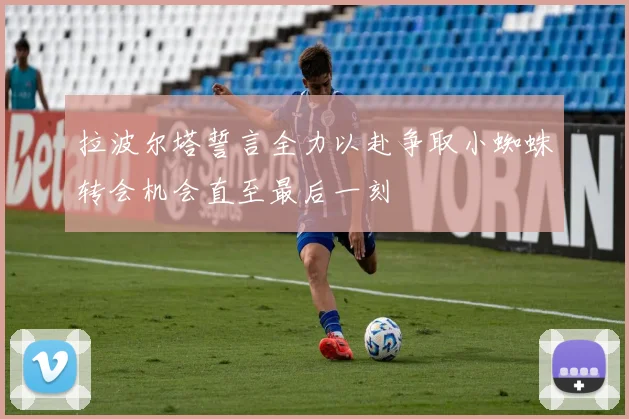 拉波尔塔誓言全力以赴争取小蜘蛛转会机会直至最后一刻